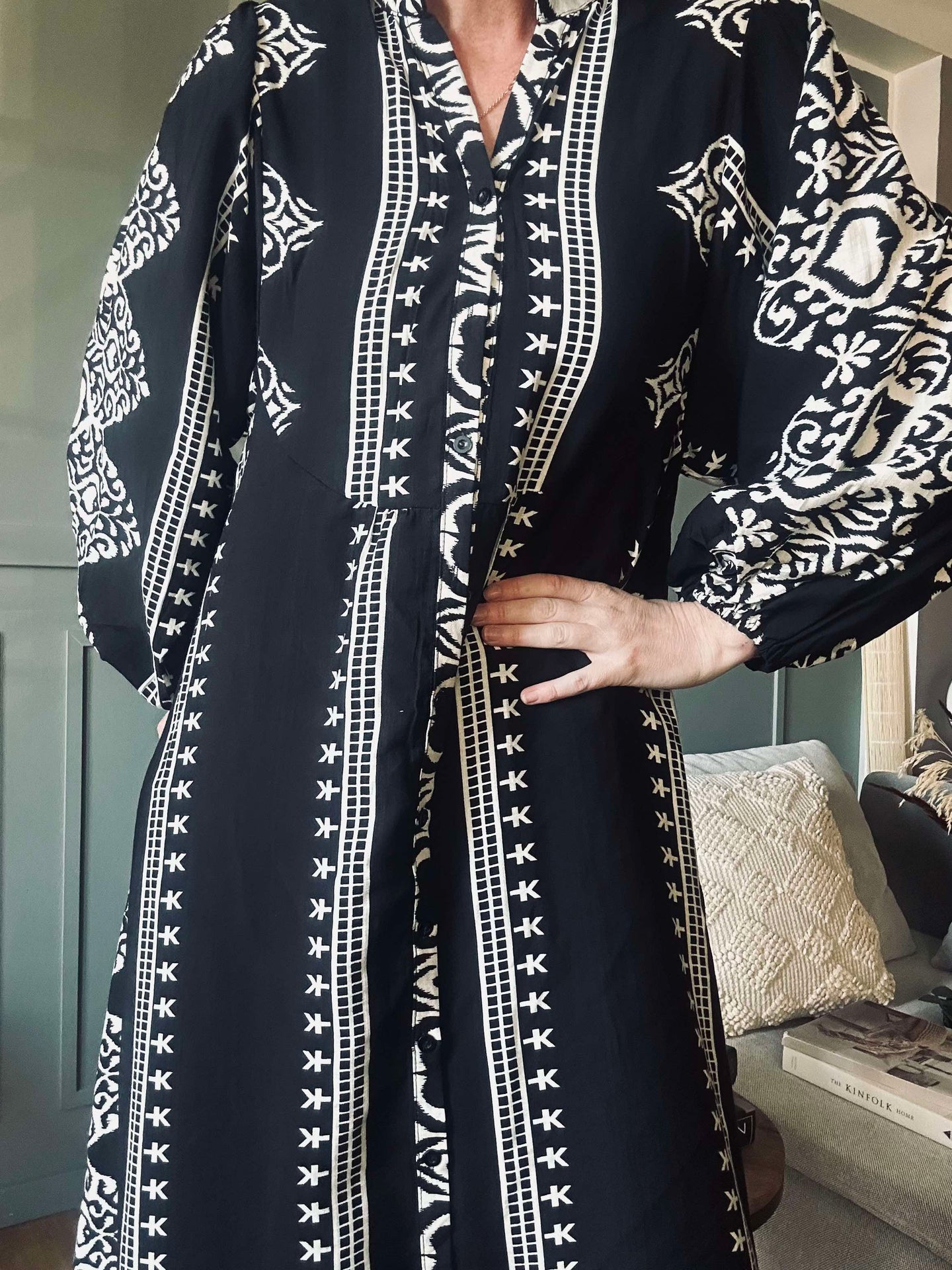 Klänning Black - Boheme cotton