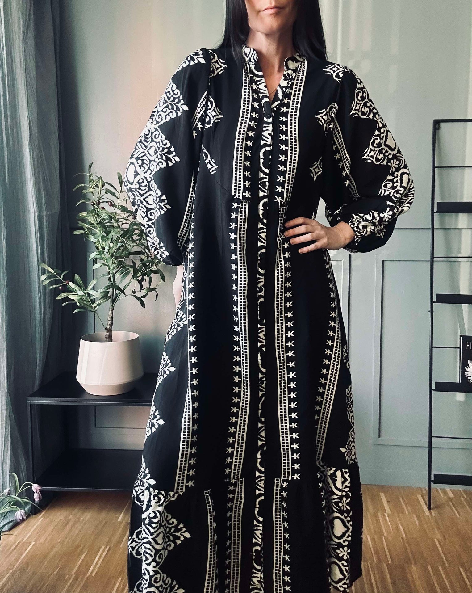 Klänning Black - Boheme cotton