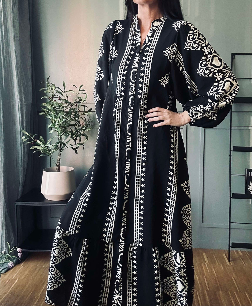 Klänning Black - Boheme cotton