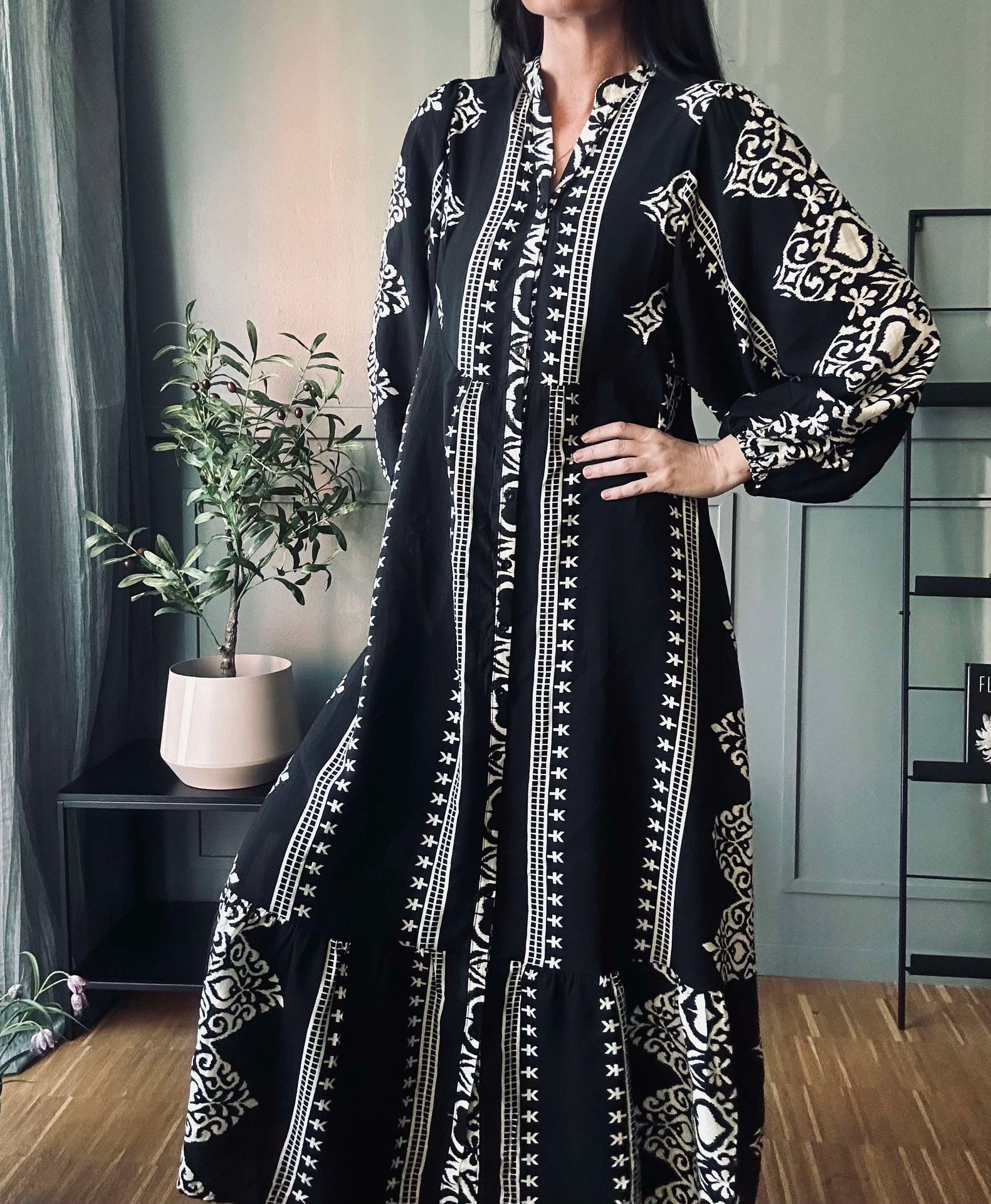 Klänning Black - Boheme cotton