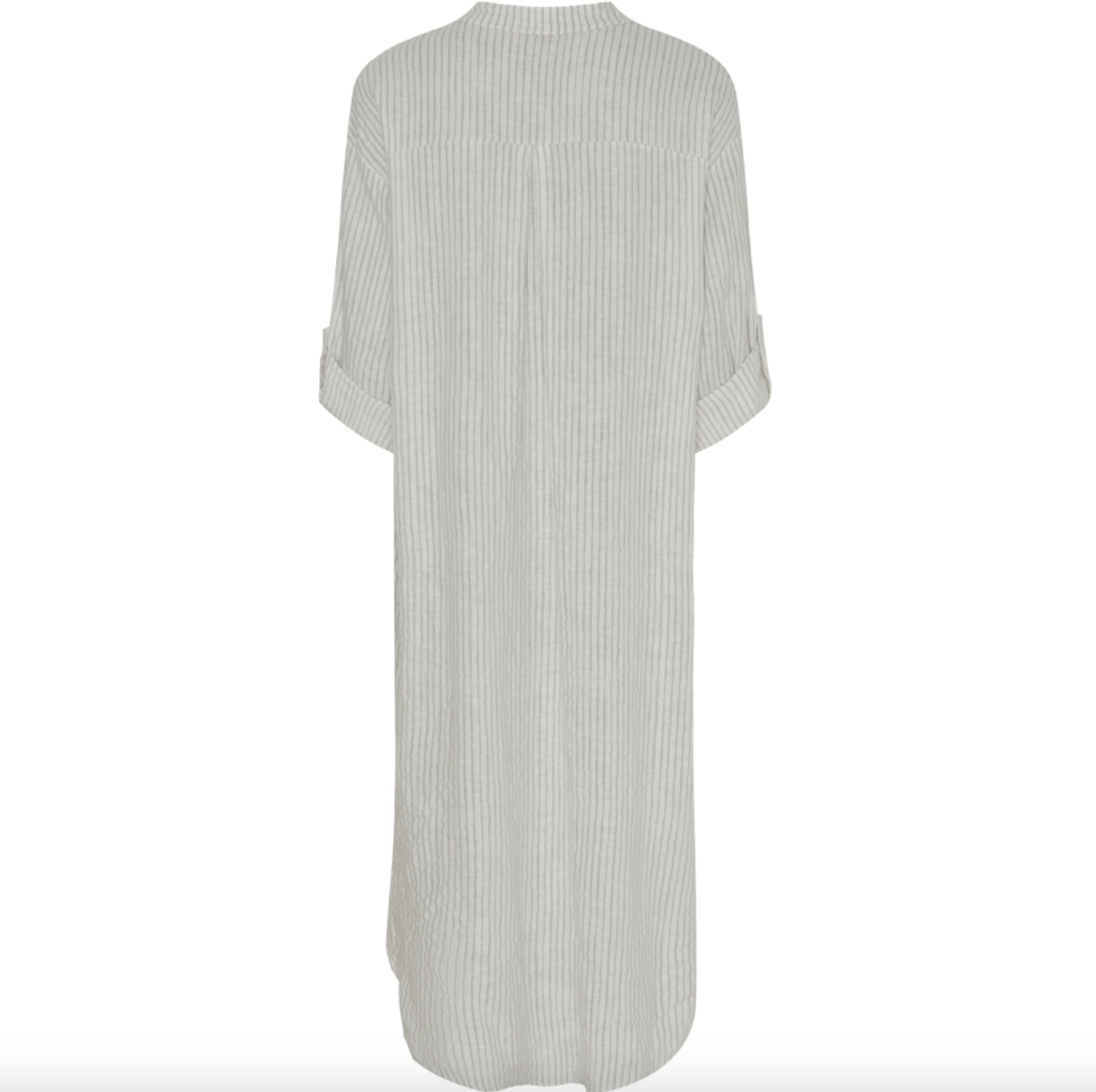 Klänning Linne – Grey Stripe